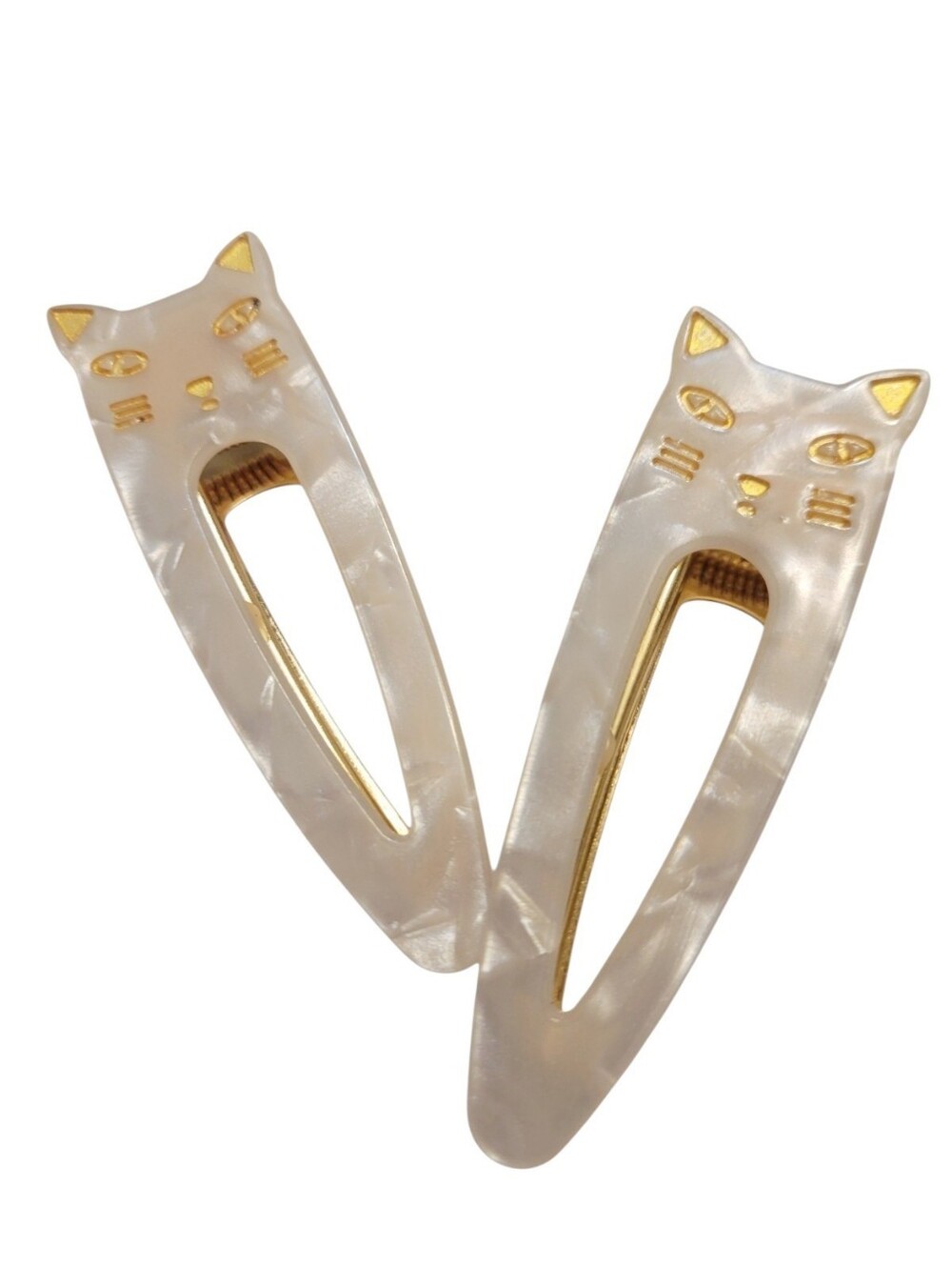 Hair Clips with Cat Head